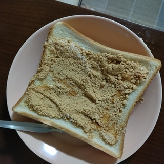給食の味が簡単に！きな粉トースト